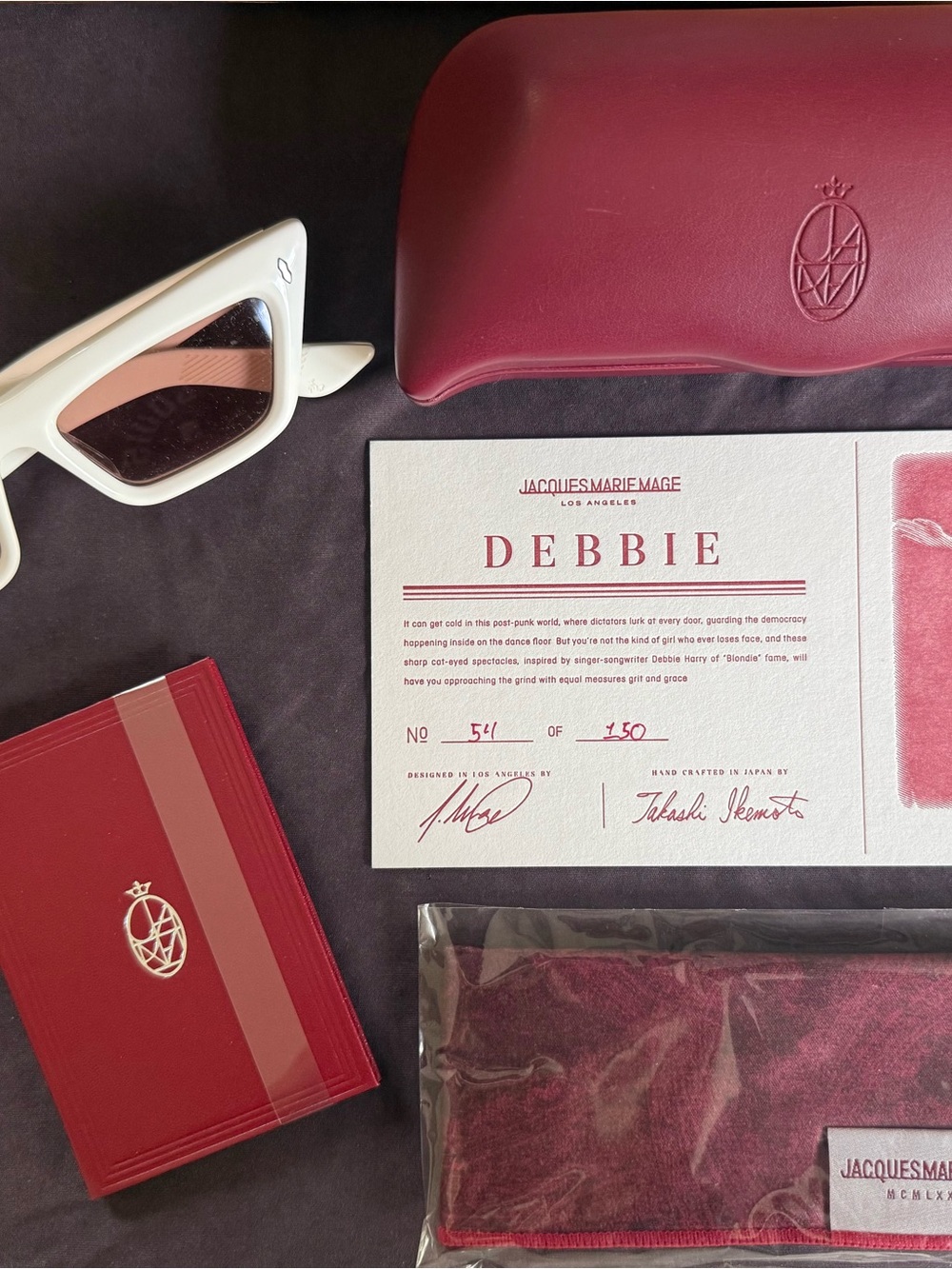 Jacques Marie Mage Debbie Cat-Eye Sunglasses — LIMITED EDITION